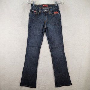 NWT Judy Blue Dark Blue Denim Stretch Low Rise Classic Boot Flare Trendy Jeans